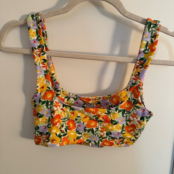 ZARA floral crop top sports bra - Picture 4 of 4